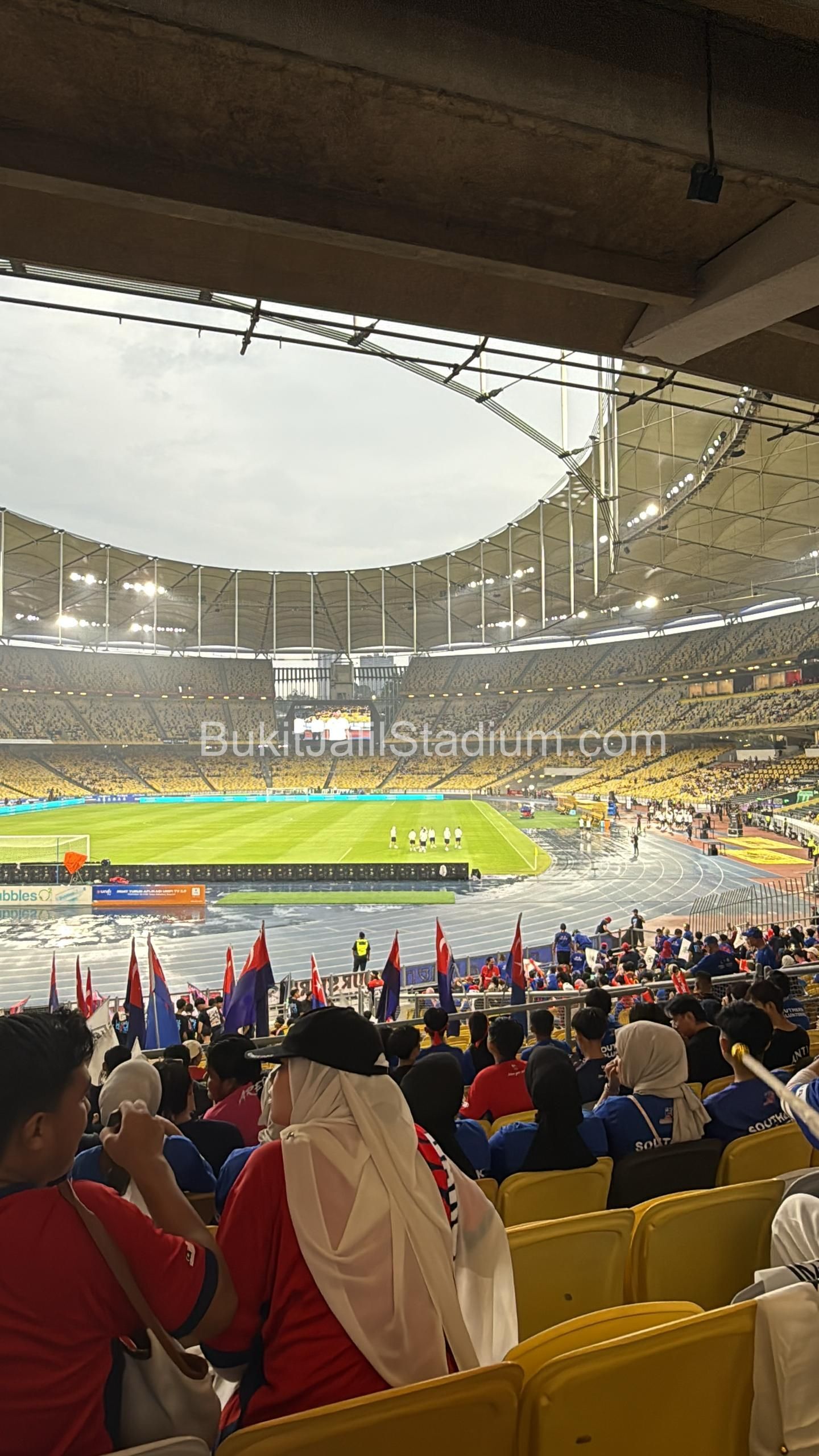 0.5x View of Bukit Jalil field from section 104 of Stadium Bukit Jalil.