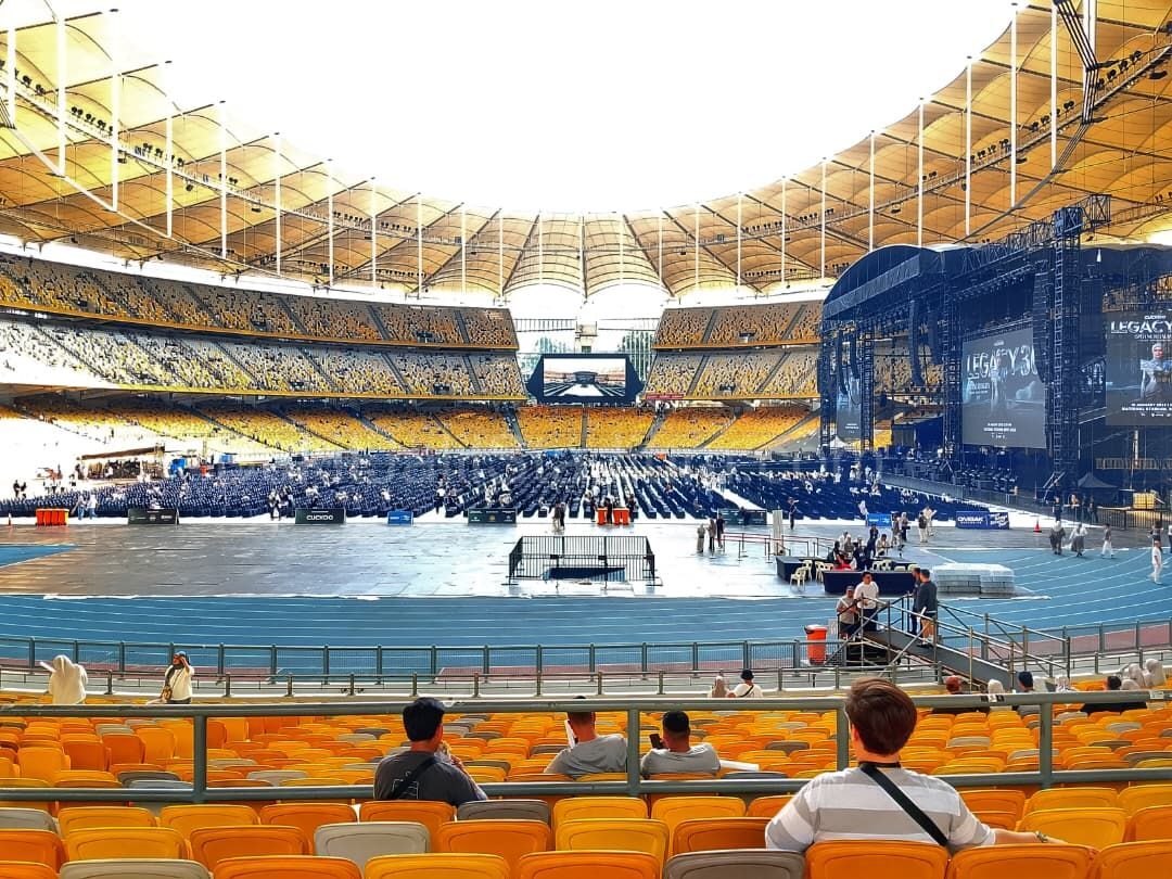1x View of Bukit Jalil field from section 105 of Stadium Bukit Jalil.