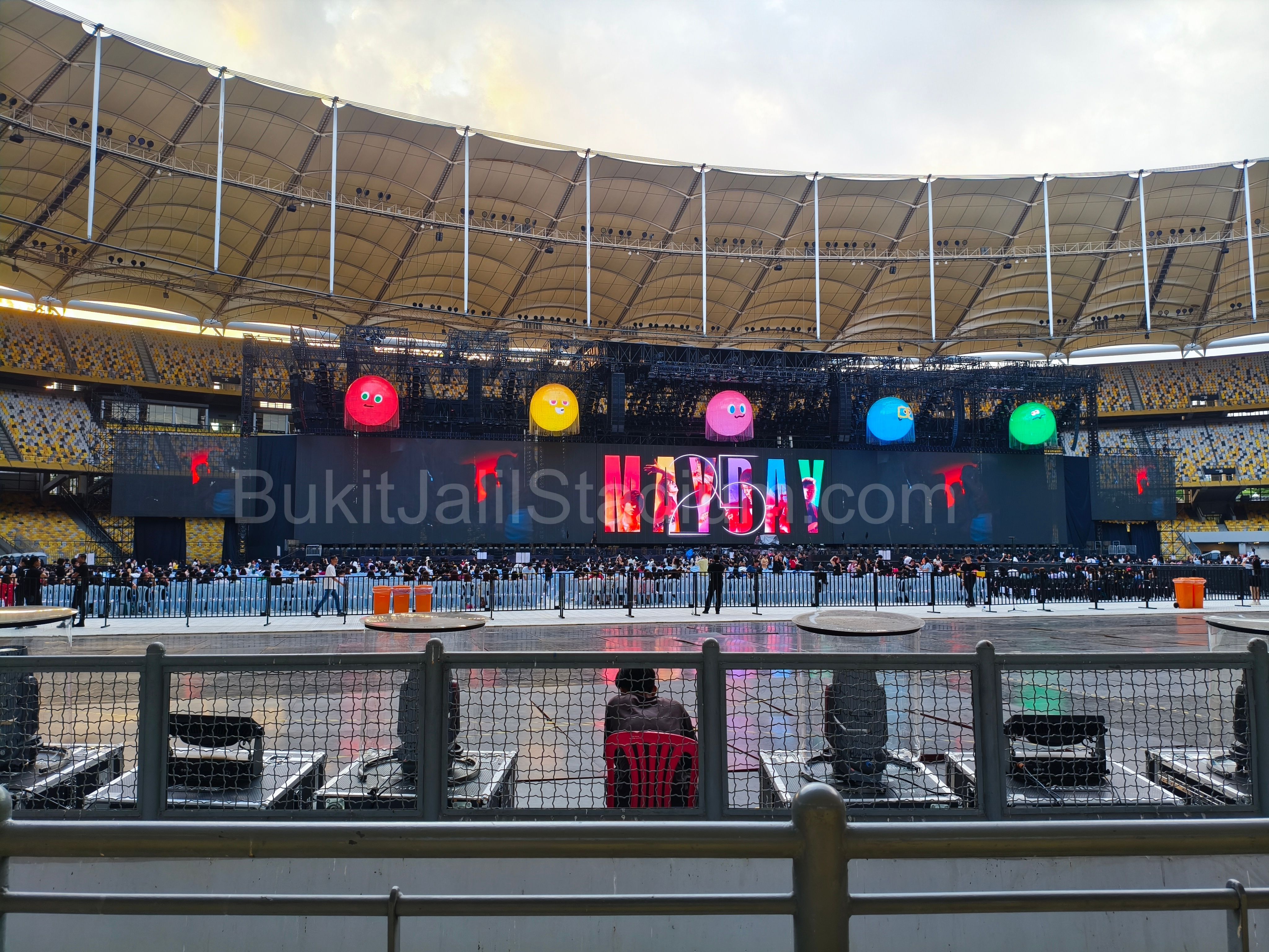 1x View of Bukit Jalil field from section 117 of Stadium Bukit Jalil.