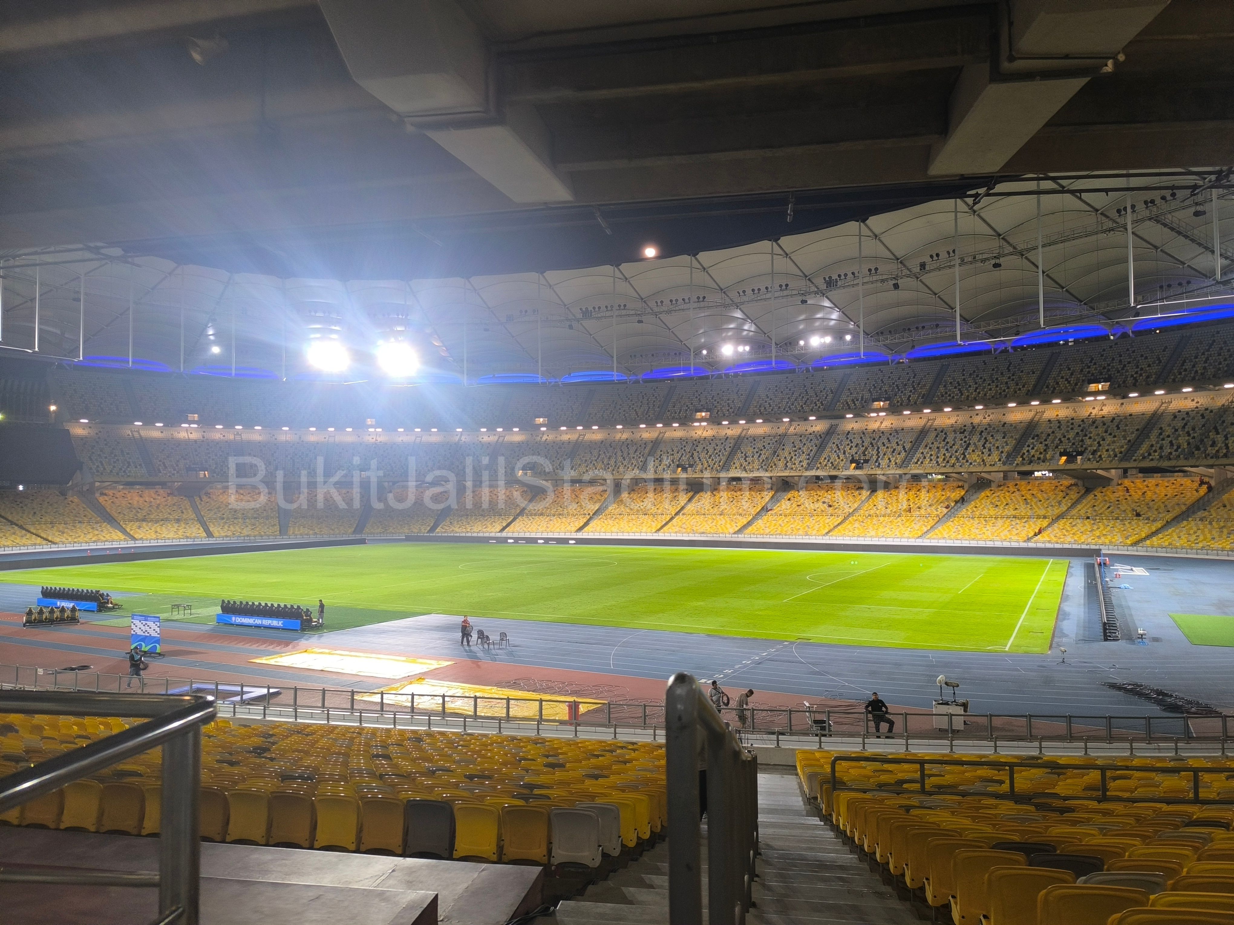 1x View of Bukit Jalil field from section 129 of Stadium Bukit Jalil.