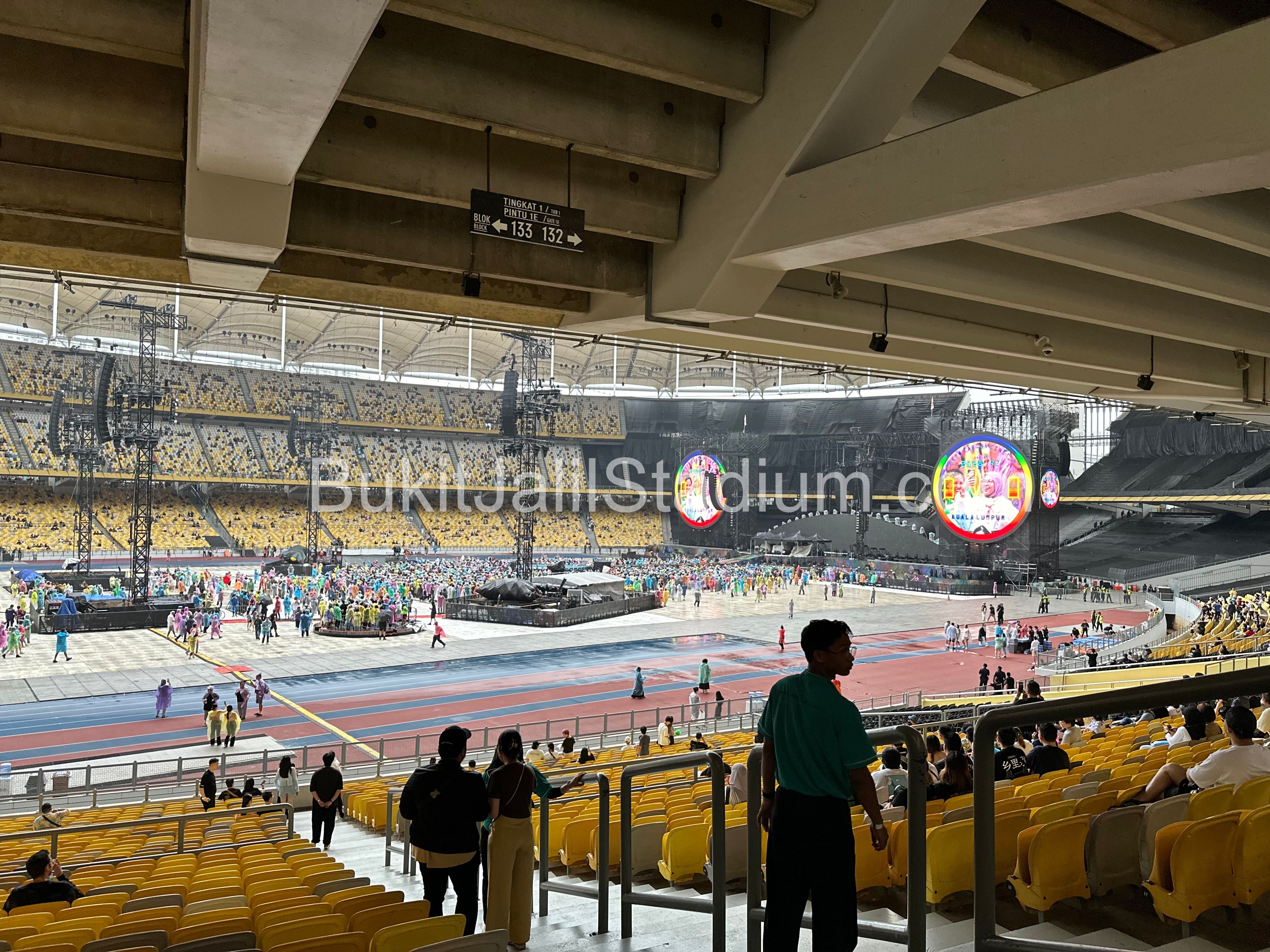 1x View of Bukit Jalil field from section 133 of Stadium Bukit Jalil.