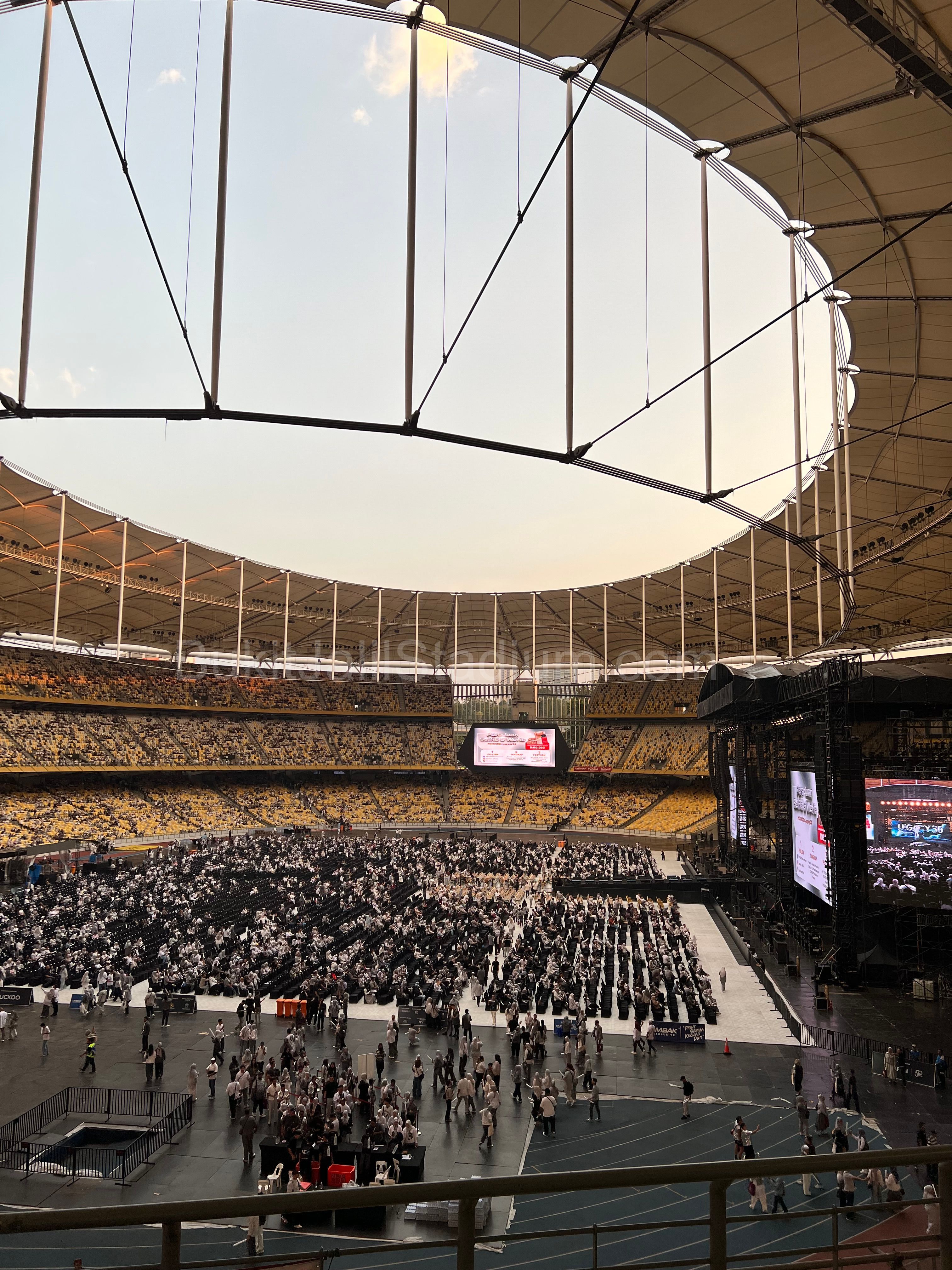 1x View of Bukit Jalil field from section 203 of Stadium Bukit Jalil.