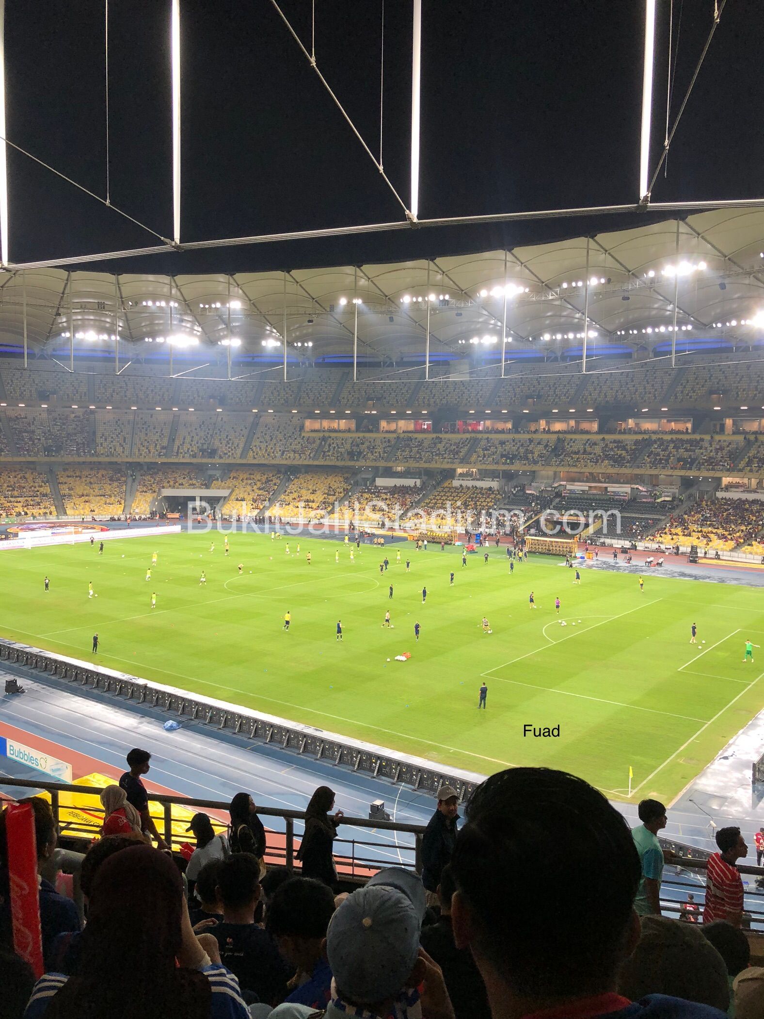 1x View of Bukit Jalil field from section 208 of Stadium Bukit Jalil.