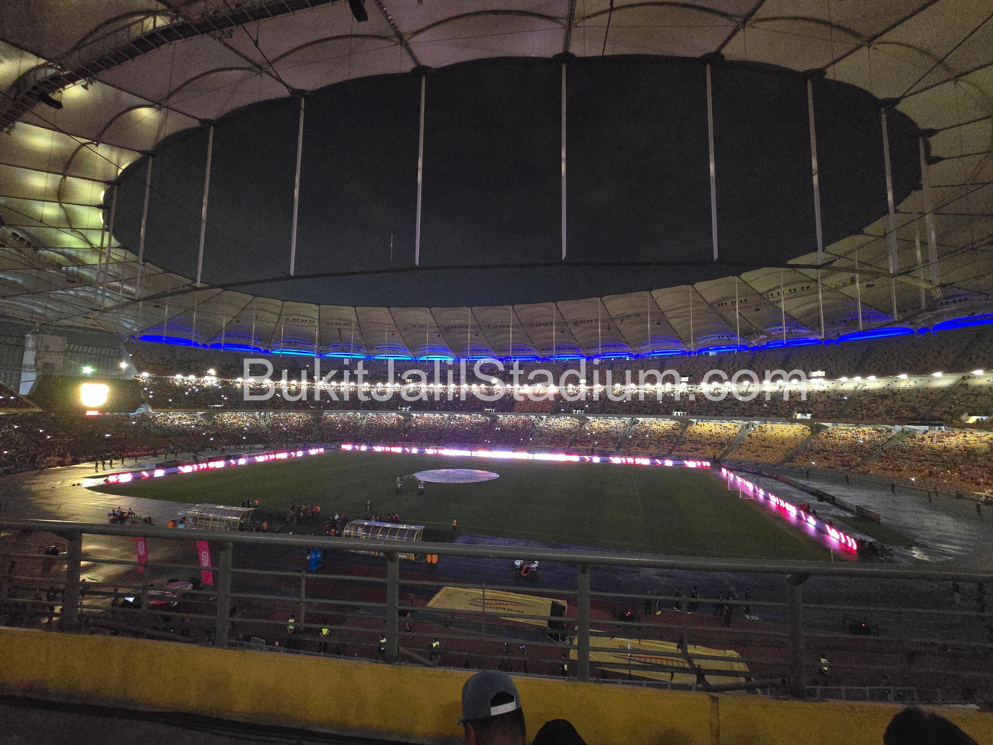 0.5x View of Bukit Jalil field from section 227 of Stadium Bukit Jalil.