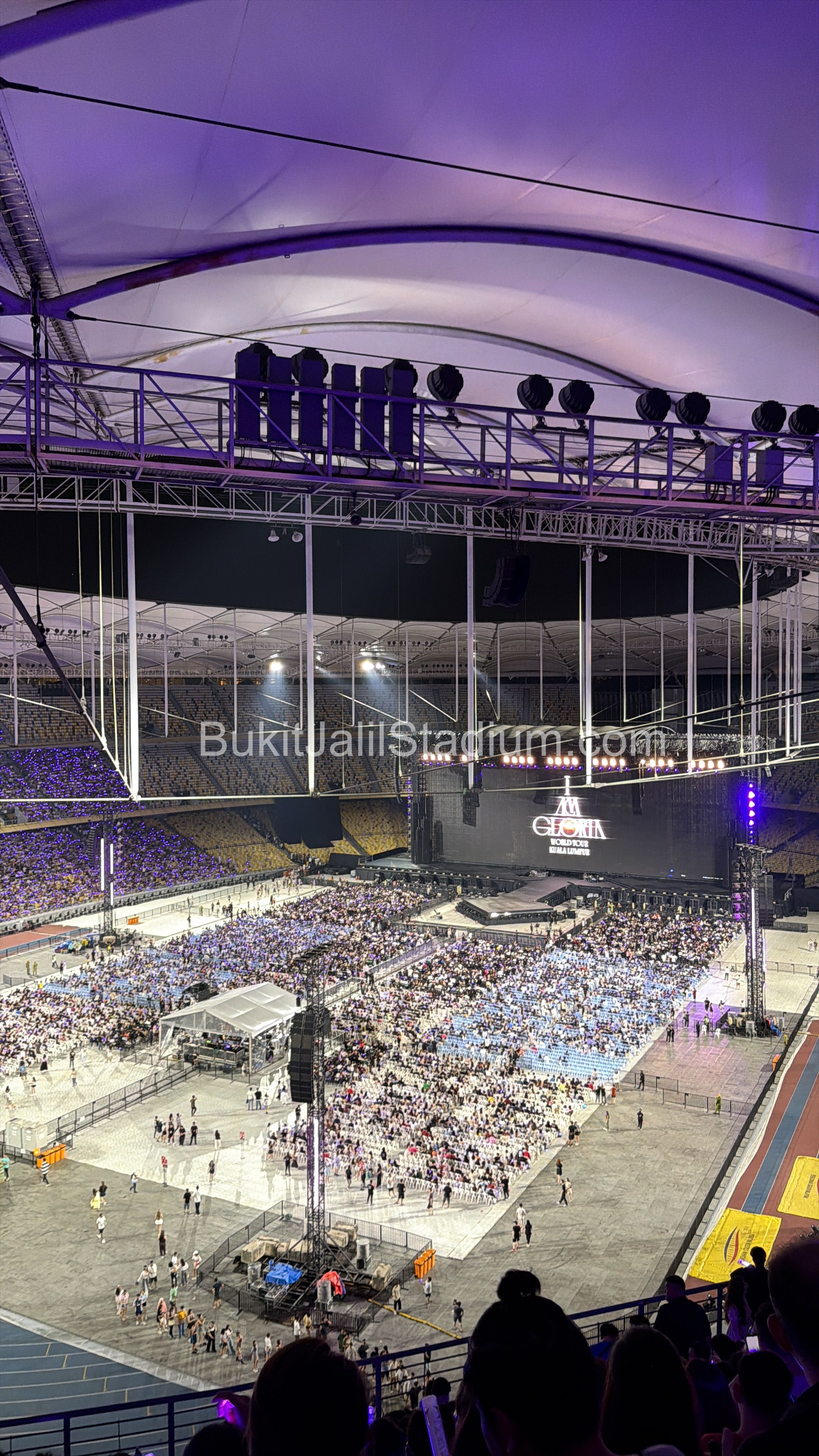 1x View of Bukit Jalil field from section 303 of Stadium Bukit Jalil.