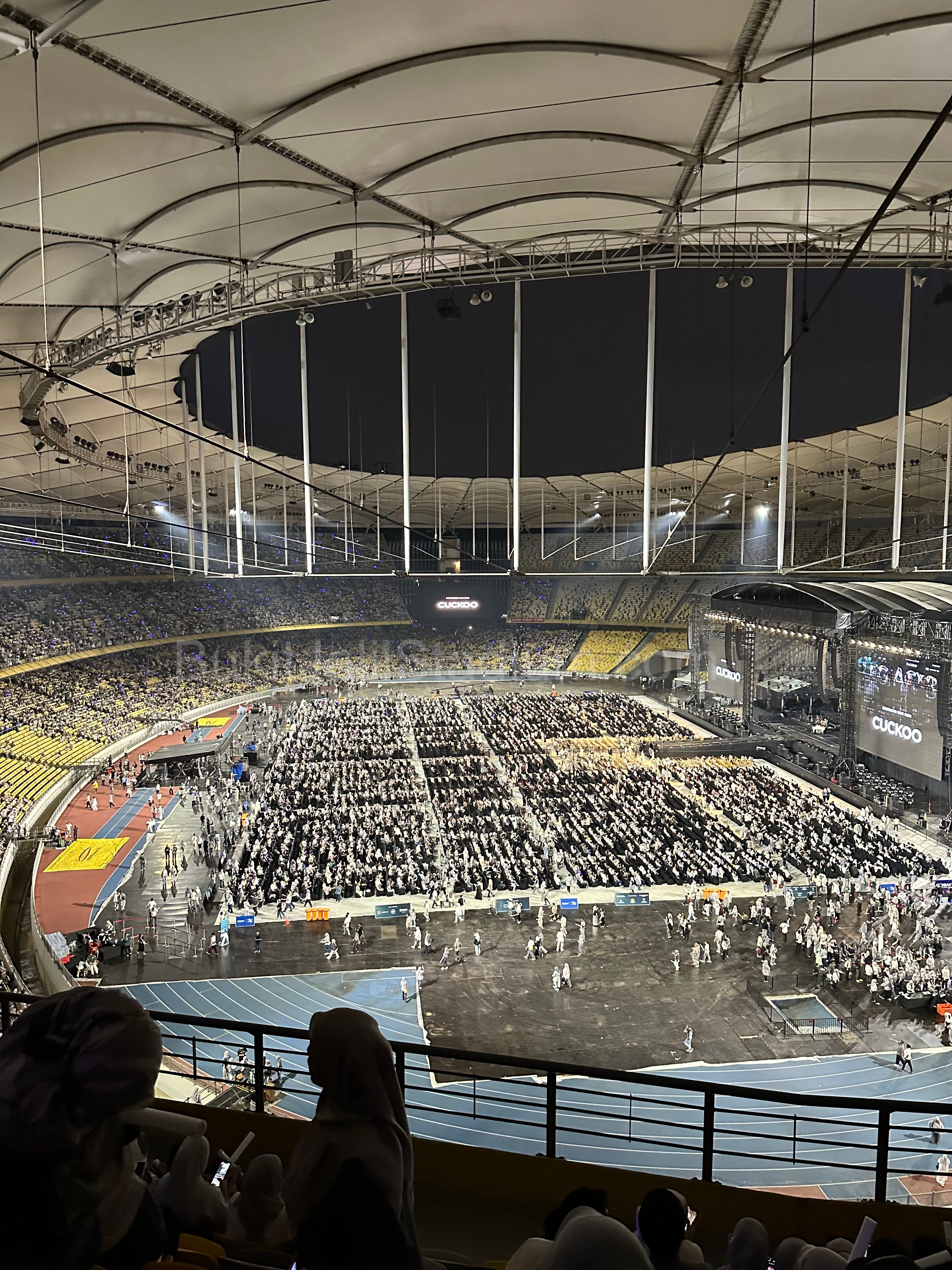 1x View of Bukit Jalil field from section 306 of Stadium Bukit Jalil.