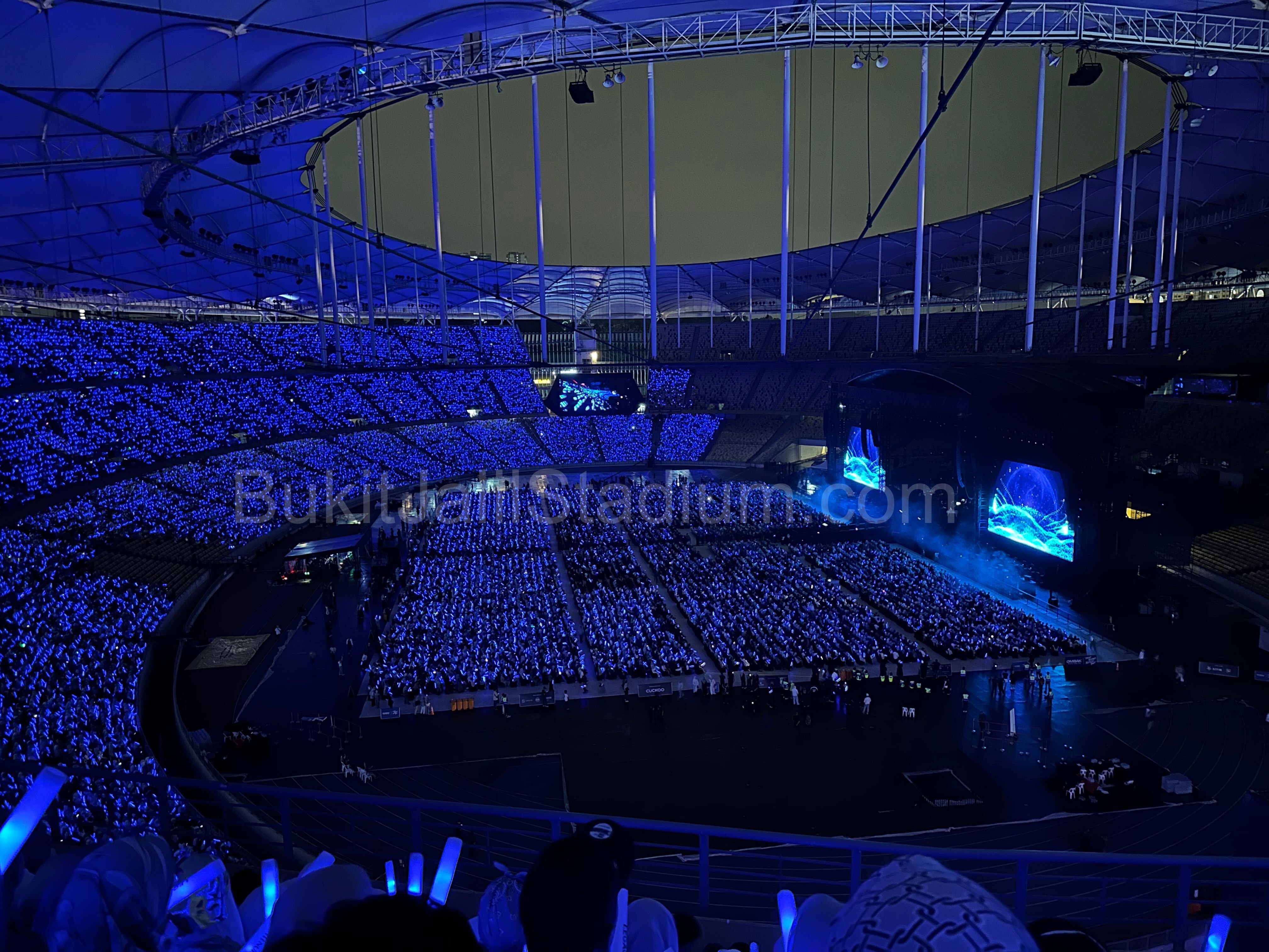 0.5x View of Bukit Jalil field from section 306 of Stadium Bukit Jalil.