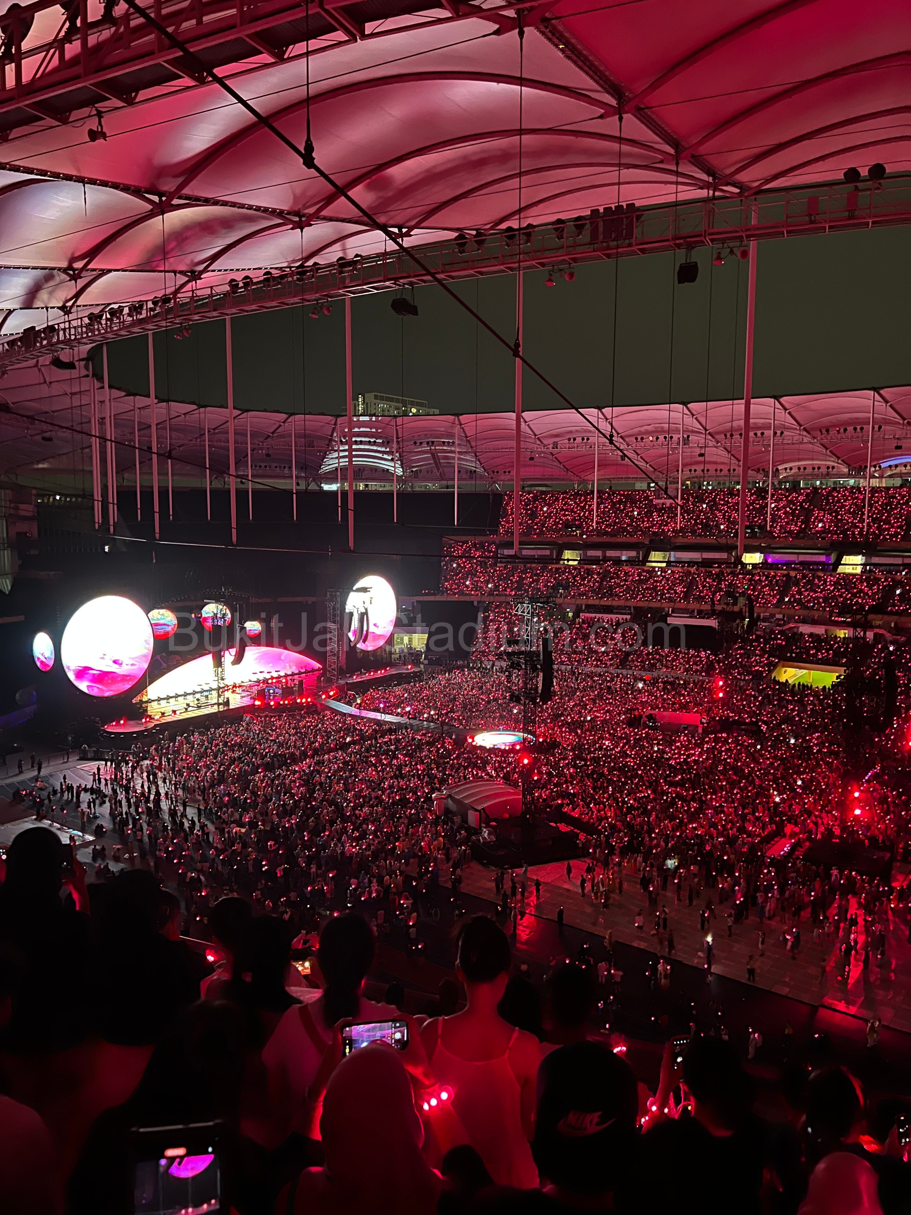 0.5x View of Bukit Jalil field from section 312 of Stadium Bukit Jalil.